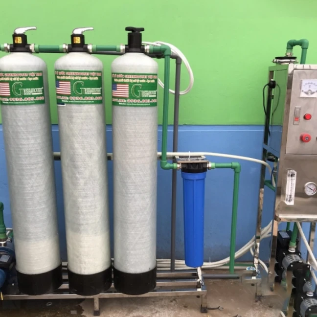 Dây chuyền lọc nước tinh khiết 200 lít/giờ